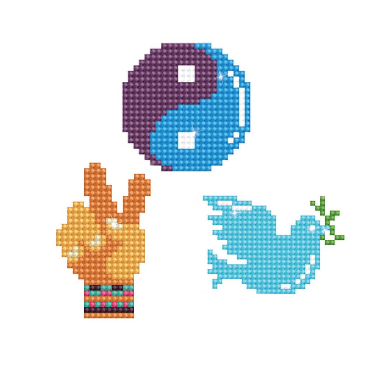 Diamond Dotz® Dotzies® Peace Stickers Kit